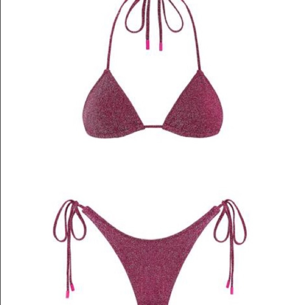 Triangl bikini set - Grape Sparkle